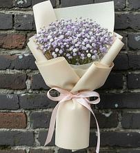 Букет цветов из:  Гипсофила в 40 лет октября