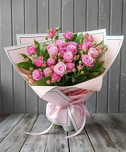 Букет Розовый кустик в 40 лет октября