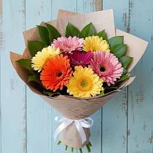 Букет цветов из:  Герберы в 40 лет октября