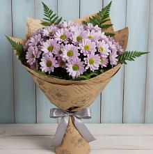 Букет цветов из:  Хризантемы в 40 лет октября