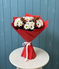 Букет цветов из:  Хризантемы в 40 лет октября