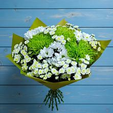 Букет цветов из:  Хризантемы в 40 лет октября