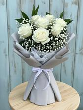 Букет цветов из:  Розы в 40 лет октября