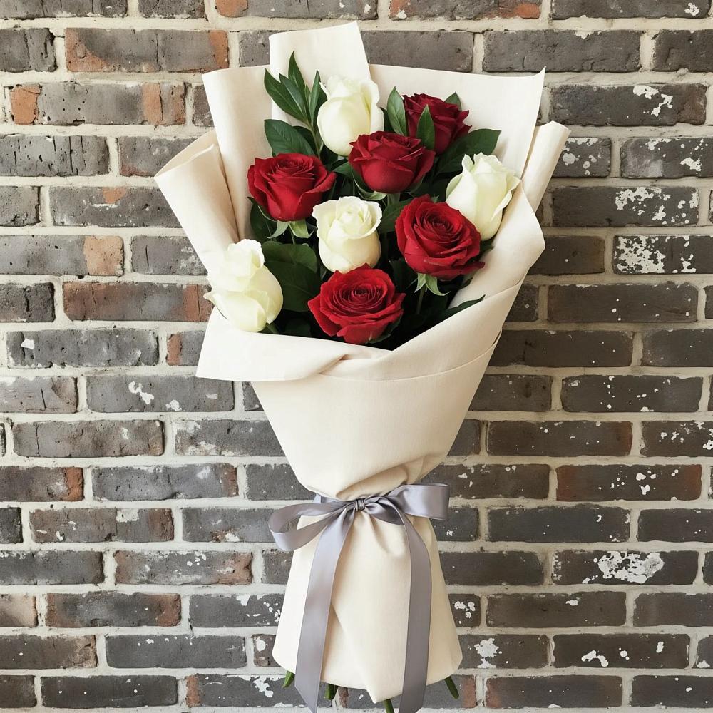 Букет цветов из: Розы в 40 лет октября