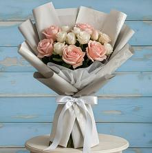 Букет цветов из:  Розы в 40 лет октября